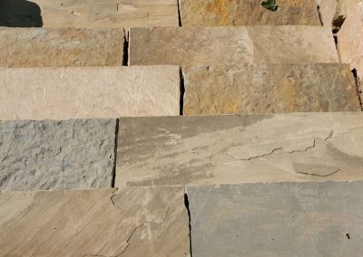 stone steps close-up