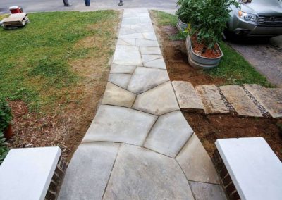 stone walkway